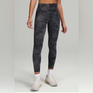 Lululemon Wunder Train High-Rise 25", ‘Diamond Dye Pitch Grey Graphite Grey’, 12